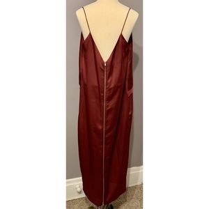 NWT ASOS Midi Zipper Dress